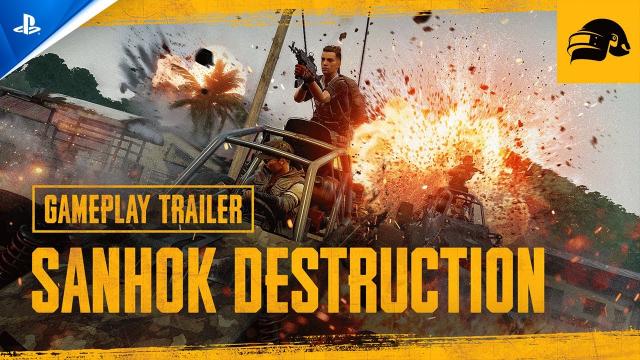 PUBG: Battlegrounds - Sanhok Destruction Gameplay Trailer | PS4 Games