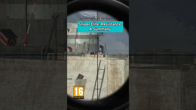 Sniper Elite: Resistance - A Summary