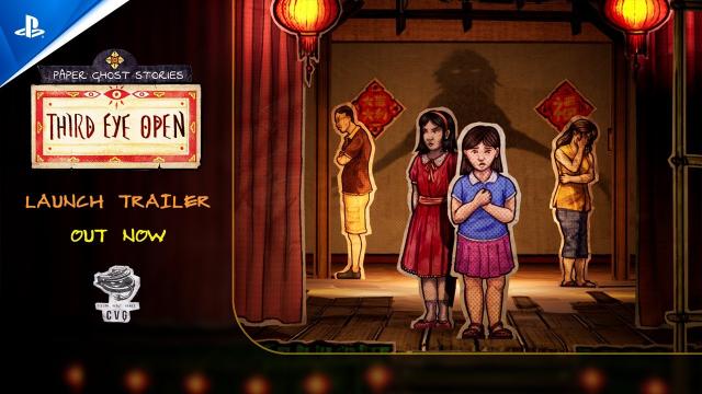 Paper Ghost Stories: Third Eye Open - Launch Trailer | PS5 Games