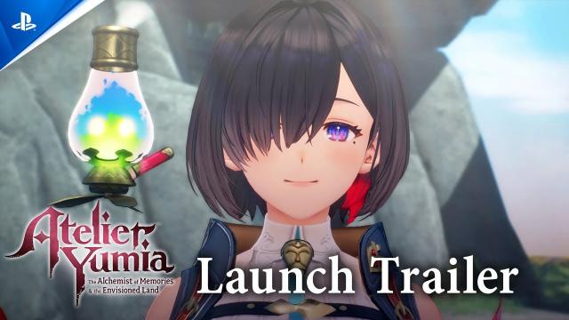 Atelier Yumia: The Alchemist of Memories & the Envisioned Land - Launch Trailer | PS5 & PS4 Games