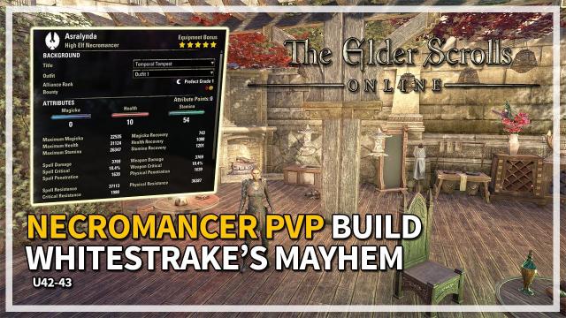 Necromancer Tanky PvP Build & Whitestrake's Mayhem Returns 2024 | Elder Scrolls Online