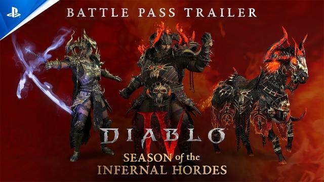 Diablo IV - Season of the Infernal Hordes Battle Pass Trailer | PS5 & PS4 Games