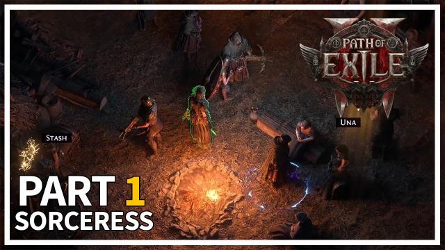 Path of Exile 2 - Let's Play Part 1 Sorceress - The Beginning (PC Gameplay)