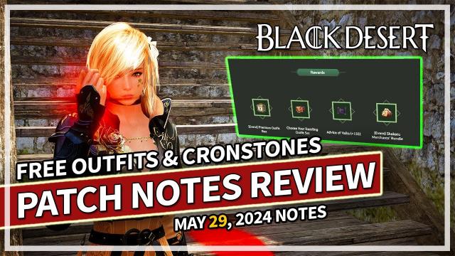 Sailing Update & Free Costumes + Cron Stones - Patch Notes Review May 29 | Black Desert