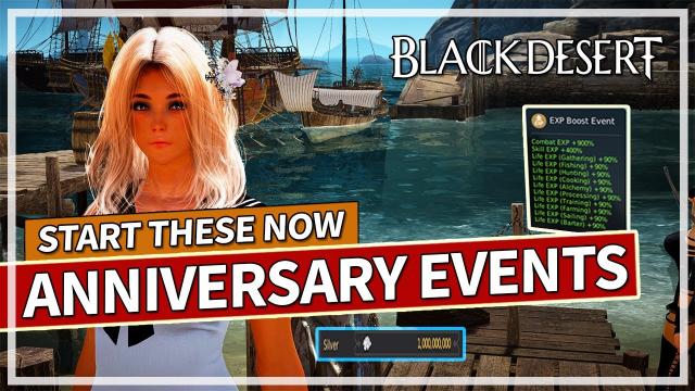 Start these Anniversary Events Now for HUGE Rewards! | Black Desert