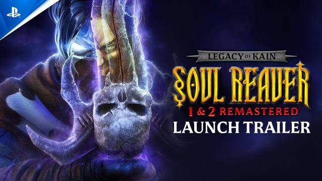 Legacy of Kain: Soul Reaver 1 & 2 Remastered - Launch Trailer | PS5 & PS4 Games