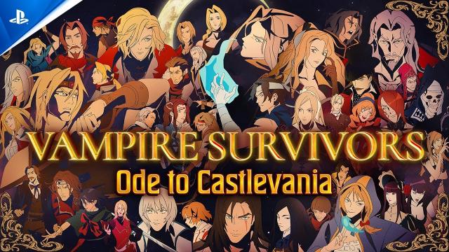 Vampire Survivors: Ode to Castlevania - Launch Trailer | PS5 & PS4 Games