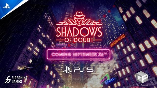 Shadows of Doubt - Release Date Announce Trailer | PS5 Games