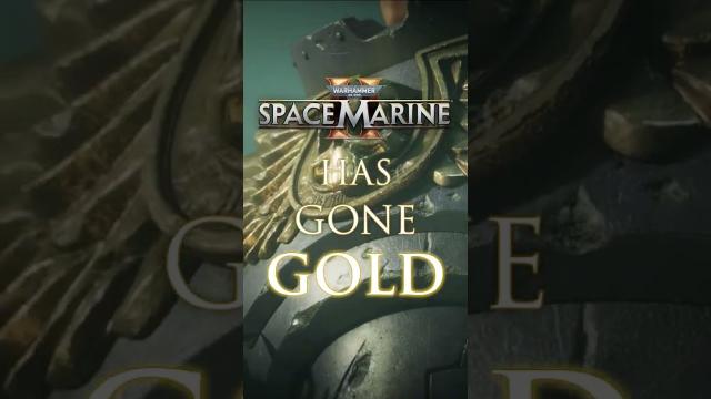 #SpaceMarine2 has gone gold! ???? Your eternal service starts on September 9.