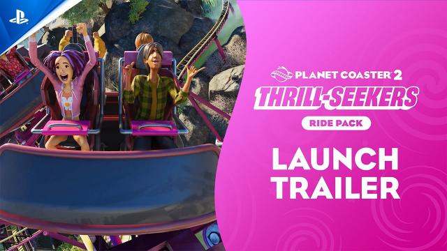 Planet Coaster 2 - Thrill-Seekers Ride Pack Launch Trailer | PS5 Games