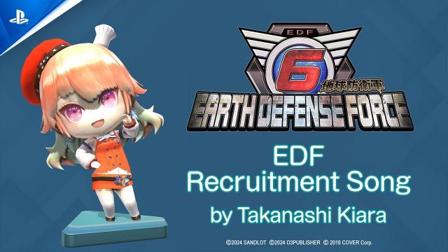 Earth Defense Force 6 - Recruitment Song (by Takanashi Kiara) | PS5 & PS4 Games