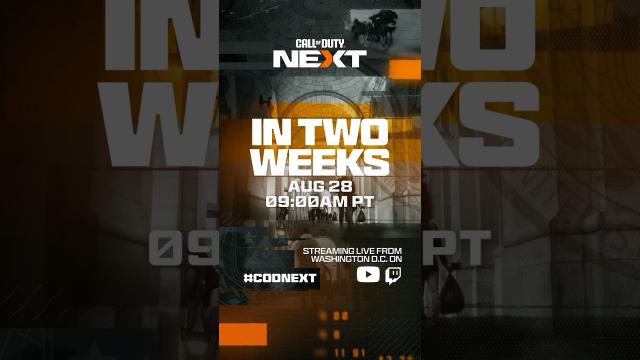 2 weeks out - what are you most excited to see in DC at #CODNext? ????