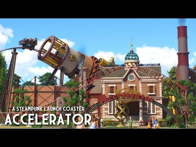 Planet Coaster 2 - Accelerator (Timelapse + POV + Blueprint)