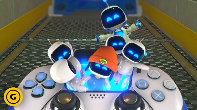 Astro Bot Construction Derby Gameplay