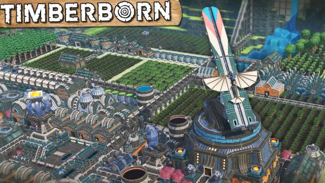 24 Hour Challenge - Build a WONDER in Timberborn Update 6!