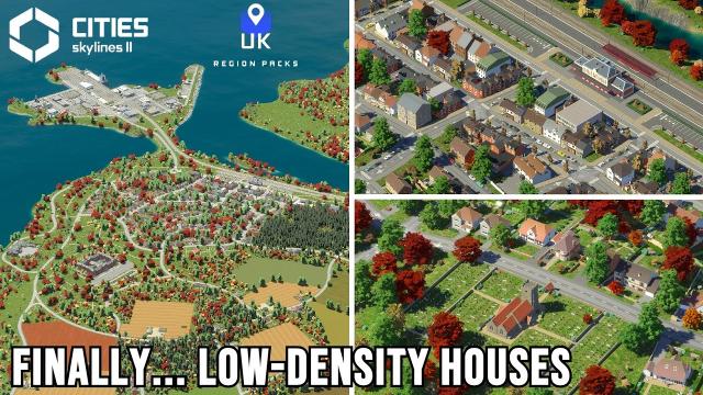 The NEW UK Region Pack FINALLY Brings Low-Density Housing to Cities Skylines 2!