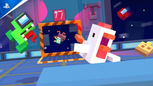 Crossy Road Castle - The Chicken Among Us Update Trailer | PS5 Games