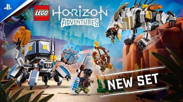 LEGO Horizon Adventures - Aloy & Varl vs. Shell-Walker & Sawtooth LEGO Set