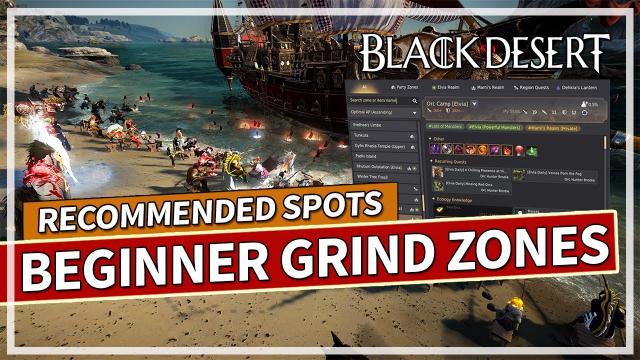 My Recommended Best Grind Spots for BEGINNERS in Black Desert