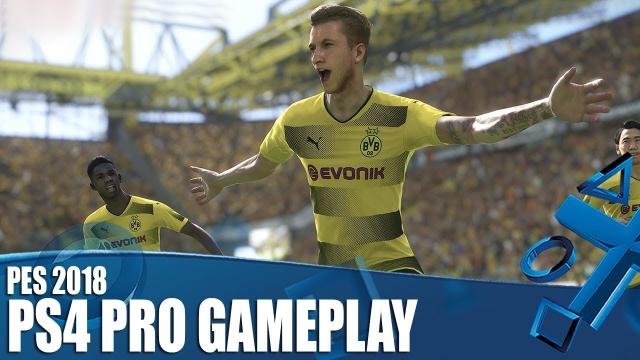 PES 2018 PS4 Pro Gameplay - So Many Goals!