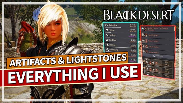 All Artifacts & Lightstone Sets I Use for Everything in Black Desert