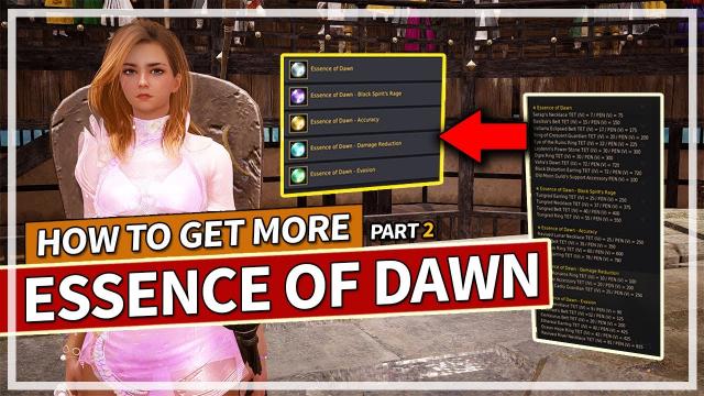 Best Ways to Get More Essence of Dawn (Grind Spots & Accessories) | Black Desert