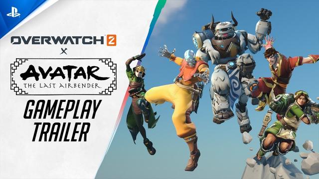 Overwatch 2 x Avatar: The Last Airbender - Gameplay Trailer | PS5 & PS4 games