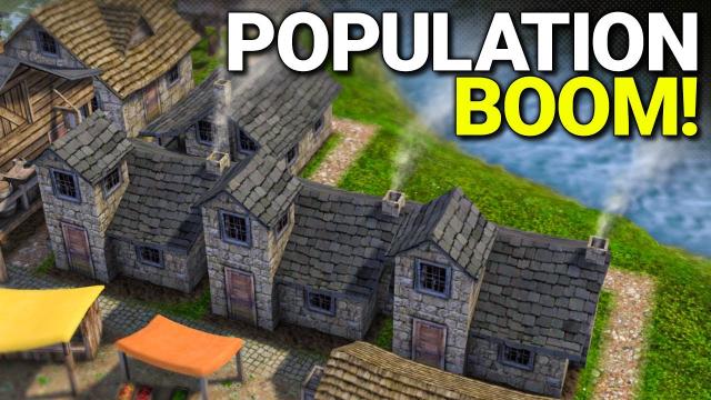 We need HUGE Population Growth for STONE HOUSES in BANISHED (#7)