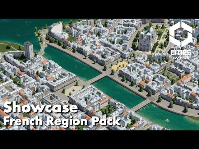 Cities: Skylines II - French Region Pack Showcase - Full City Timelapse