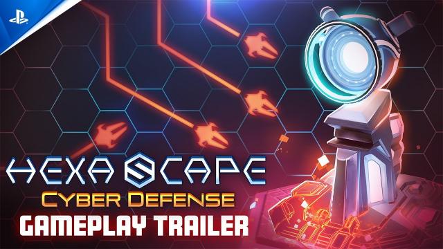 HexaScape: Cyber Defense - Gameplay Trailer | PS5 Games