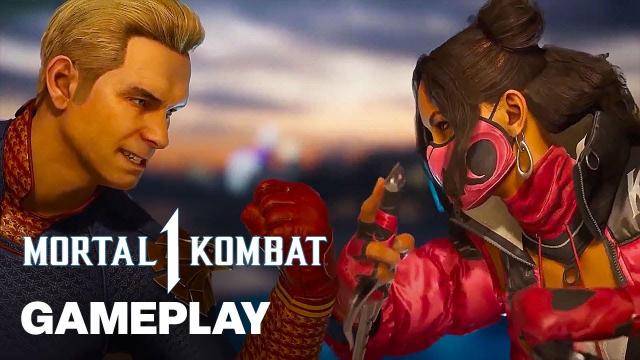 Mortal Kombat 1 - Homelander vs Mileena High Level Gameplay