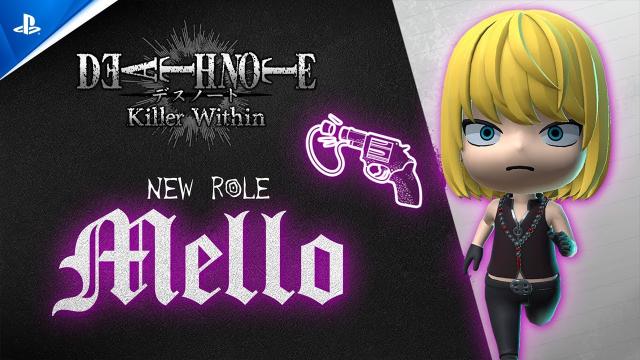 Death Note Killer Within - New Role Mello & Customization Trailer | PS5 & PS4 Games