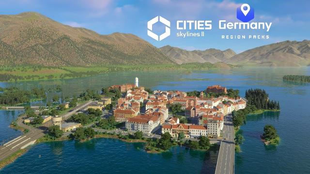 Beautiful GERMAN BUILD with the NEW region pack | Cities Skylines 2