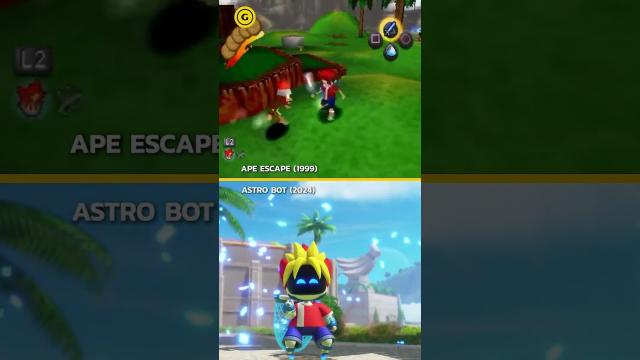 Astro Bot vs Ape Escape (PS1)