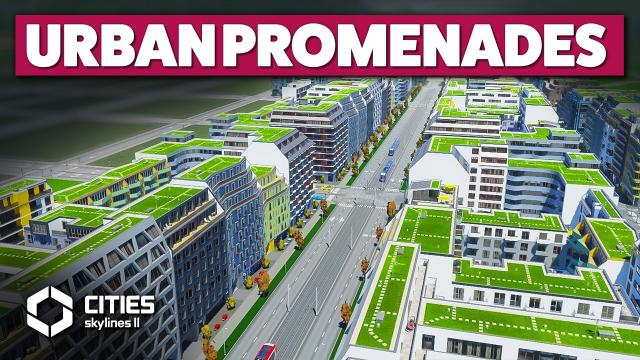 Everything New in the URBAN PROMENADES Creator Pack | Cities: Skylines 2