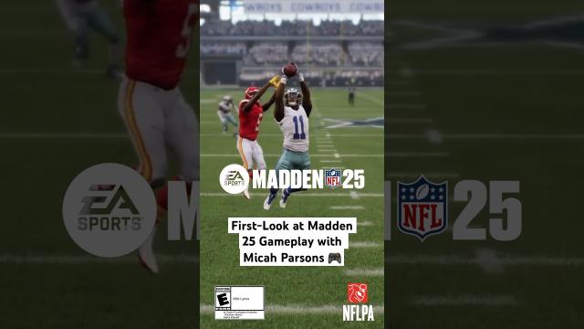 First-Look at #Madden25 Gameplay with Micah Parsons