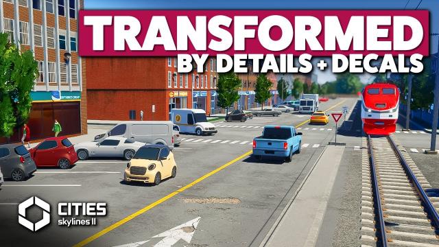 How to TRANSFORM a Main Street with Details & Decals | Columbia County #23