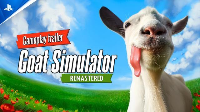 Goat Simulator Remastered - Gameplay Trailer | PS5 Games