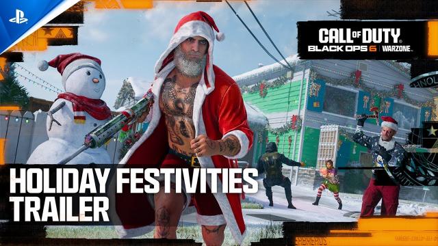 Call of Duty: Black Ops 6 & Warzone - Holiday Festivities Trailer | PS5 & PS4 Games