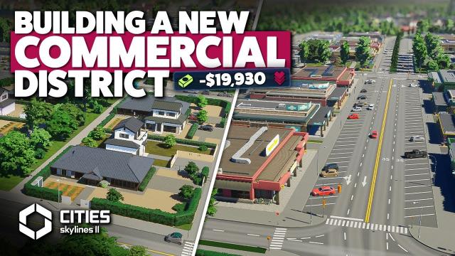 Building a New District with Parking Roads & Japanese Houses! | Columbia County #17