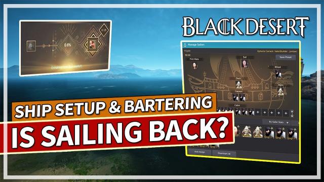 Checking out Sailing Again in 2025 & Bartering for Crow Coins | Black Desert