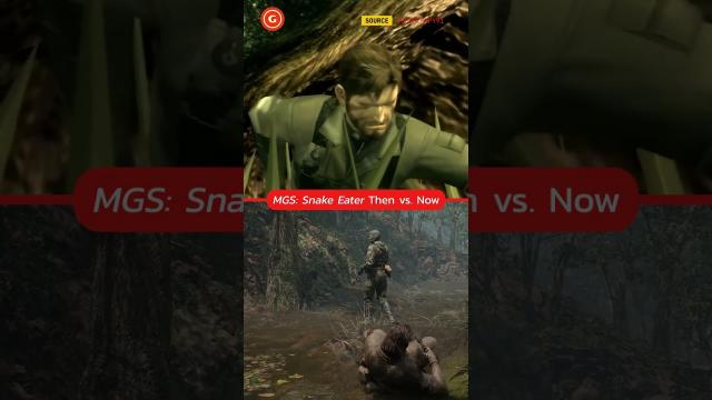 METAL GEAR SOLID 3 Remake vs Original Comparison