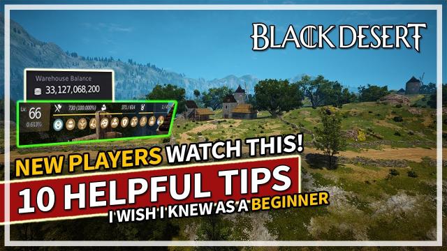 10 Helpful Tips I Wish I Knew as a Beginner in Black Desert - 2024 Edition