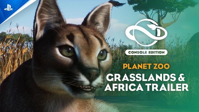 Planet Zoo: Console Edition - Grasslands & Africa Bundle Launch Trailer | PS5 Games