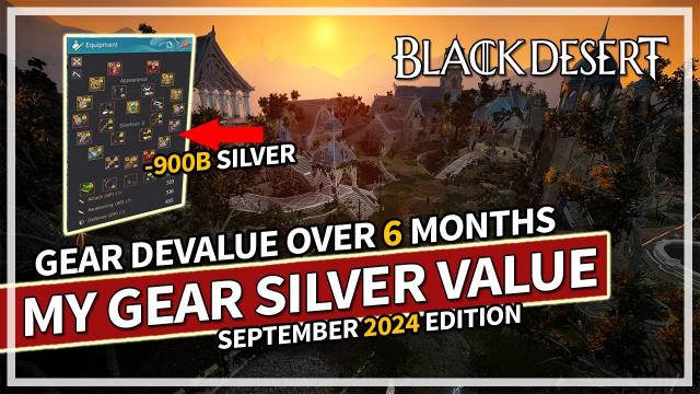 Calculating my Gear Value Loss in 2024.. its a lot | Black Desert