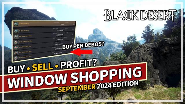 Window Shopping | September 2024 Market Prices Review | Black Desert