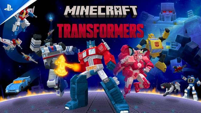 Minecraft - Transformers DLC Launch Trailer | PS4 Games