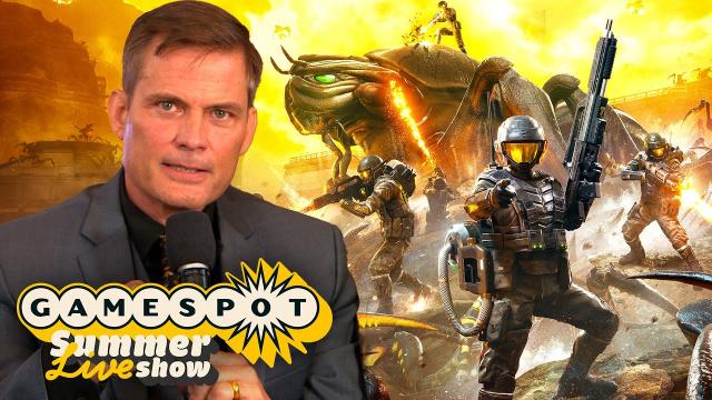 Johnny Rico Is Back to the Front Lines in Starship Troopers Extermination | GameSpot Summer Live