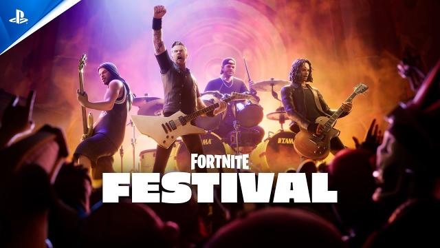 Metallica lights it up inside Fortnite - Gameplay Trailer | PS5 & PS4 Games