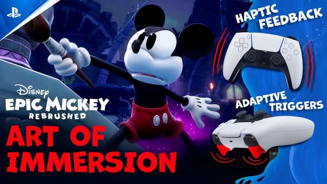 Disney Epic Mickey: Rebrushed - Immersion Trailer | PS5 Games